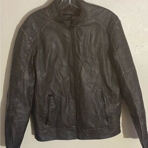 Men's Classic Black Leather Jacket